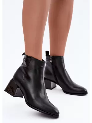 Botine de dama BOTO 26BT24-398 NEGRU