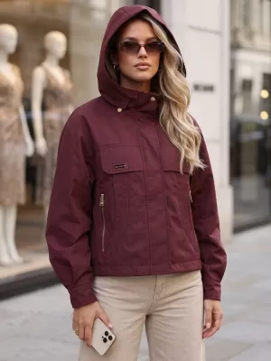 Geaca de dama DSTREET TY5964 CLARET