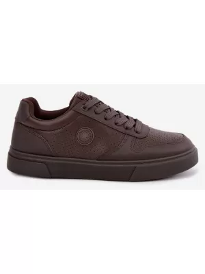 Adidași pentru bărbați BIG STAR SHOES UU174326 UMBRE MARO/BEJ