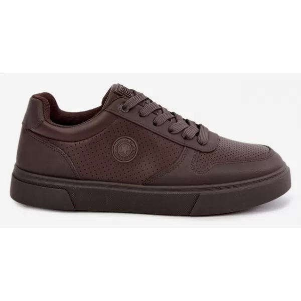  Adidași pentru bărbați BIG STAR SHOES UU174326 UMBRE MARO/BEJ 