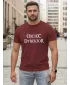 Tricou pentru bărbați DSTREET NX5144R-BU CLARET