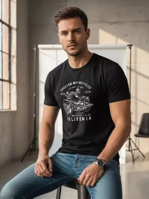 Tricou pentru bărbați DSTREET NX050R NEGRU