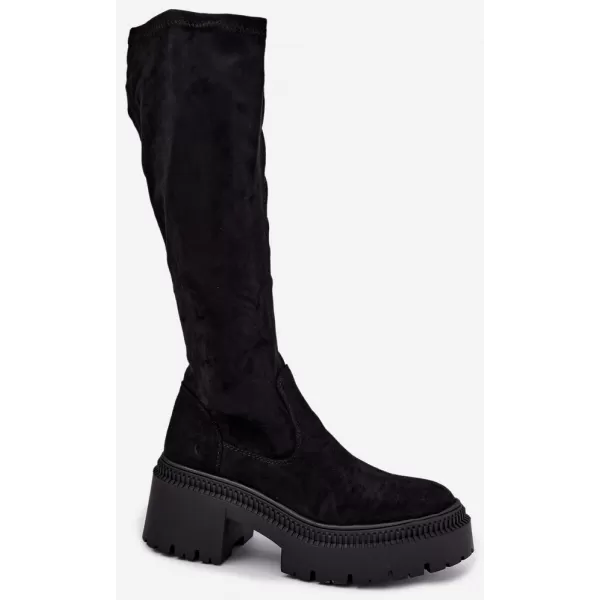  Cizme de dama BOTO 9671A-1 NEGRU 