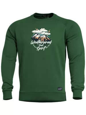 Pulover pentru bărbați PENTAGON HAWK WEATHERPROOF K09019-WE SPRINGBOK VERDE