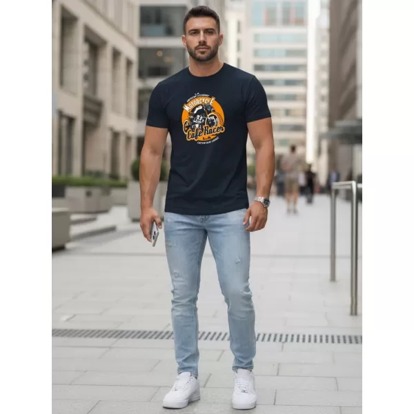  Tricou pentru bărbați DSTREET NX5095R-NY ALBASTRU ÎNCHIS 