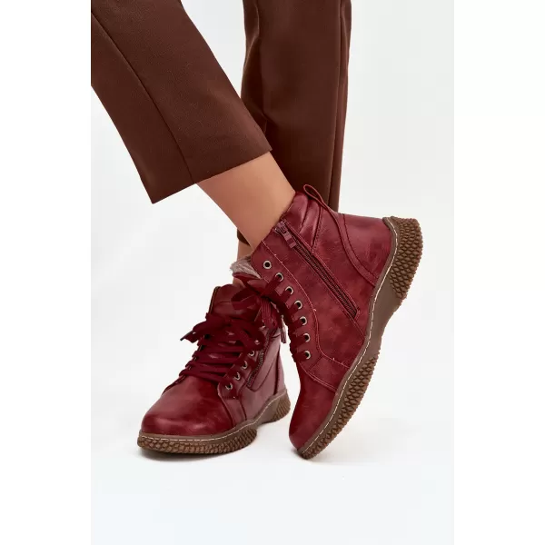  Cizme de dama EVENTO 24BT02-7978 BURGUNDIA 