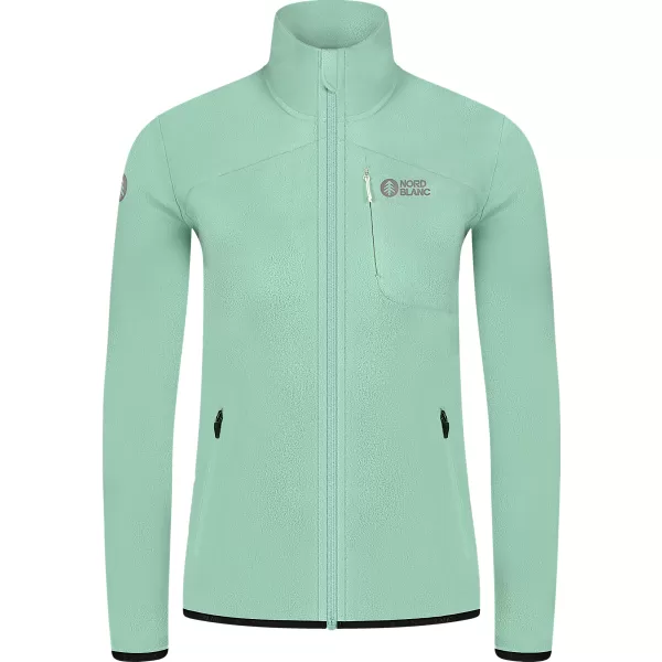  Hanorac ușor de damă din fleece NORDBLANC MAPLE NBSFL8374 VERDE 