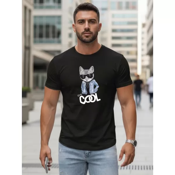  Tricou pentru bărbați DSTREET NX5018R-BK NEGRU 