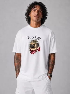 Tricou pentru bărbați DSTREET NX1002R-WH-O ALB