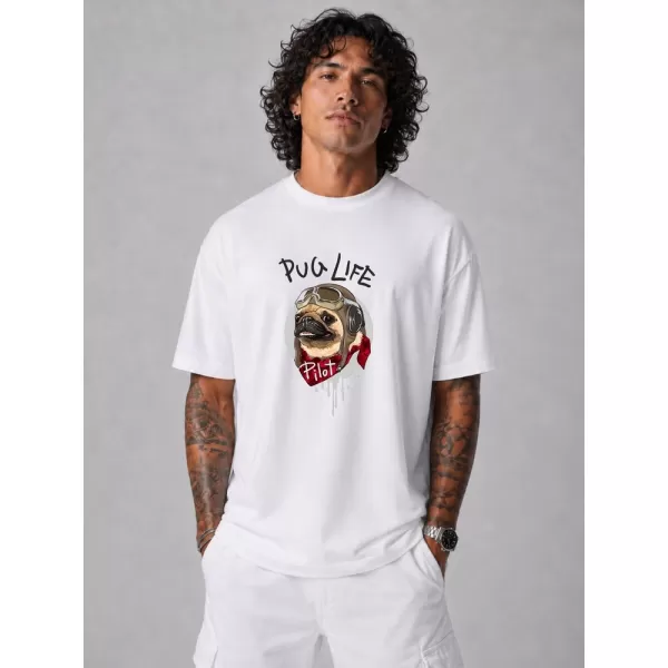  Tricou pentru bărbați DSTREET NX1002R-WH-O ALB 