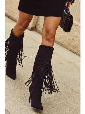 Cizme de dama BOTO H-59 NEGRU