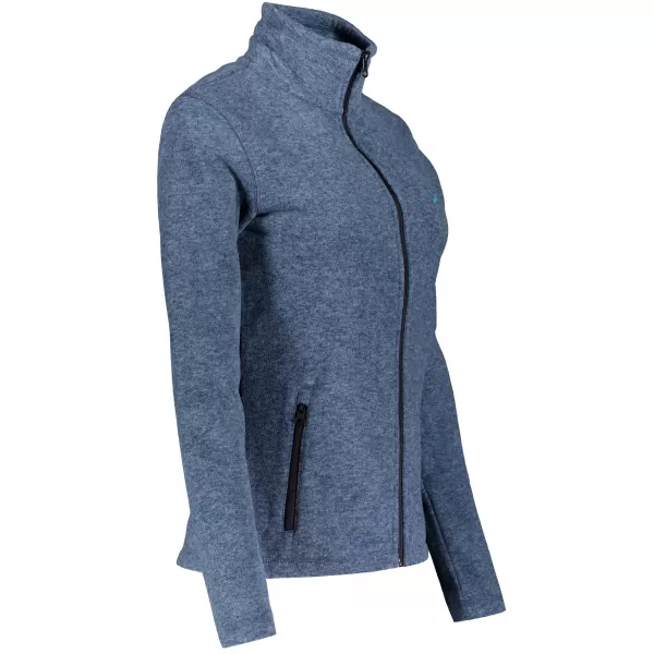  Hanorac de damă din fleece ALTISPORT ALW002852 EVIDENȚIERI DE DENIM ÎNCHIS LA CULOARE 