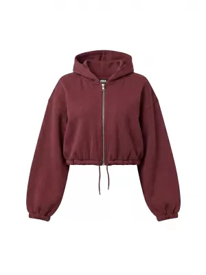 Hanorac de dama URBAN CLASSICS TB8635-00606 BURGUNDIA