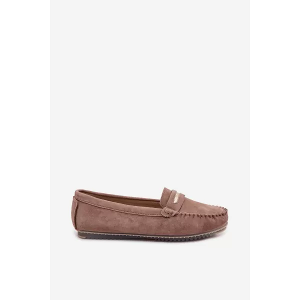  Mocasini de dama S.BARSKI LR61-7029 MARO ÎNCHIS 