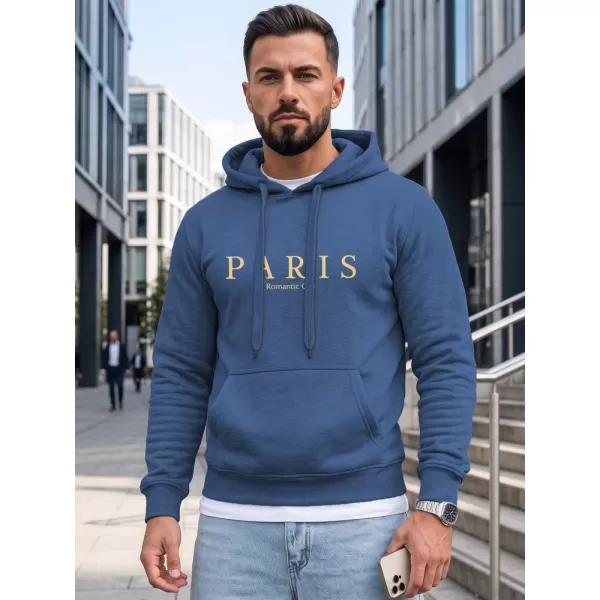  Hanorac pentru bărbați DSTREET NX5147BX-17-09 ALBASTRU 