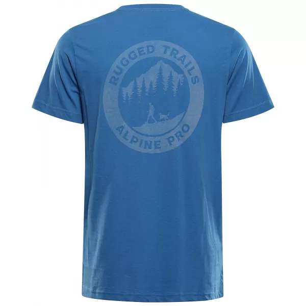  Tricou pentru bărbați ALPINE PRO TERMES 4 VALLARTA ALBASTRU VARIANTA PA 