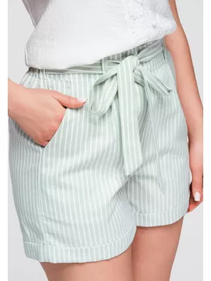 Pantaloni scurți de damă OMBRE OW-ST-E0005 VERDE DESCHIS