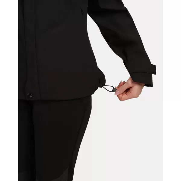  Jachetă hardshell pentru femei KILPI MONTANA-W 1L0102KI NEGRU 
