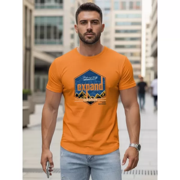  Tricou pentru bărbați DSTREET NX5004R-OR PORTOCALE 