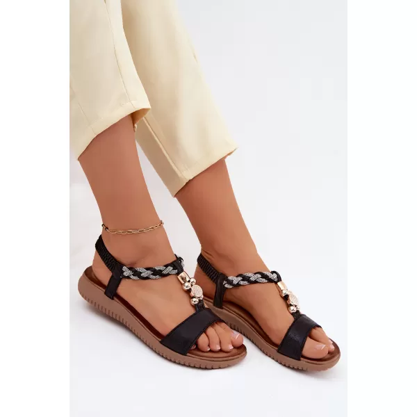  Sandale de dama S.BARSKI KV61-6051 NEGRU 