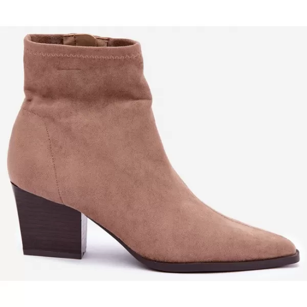  Botine de dama BOTO D-209 BROWN MARO 