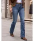 Pantaloni de dama DSTREET UY3132 ALBASTRU