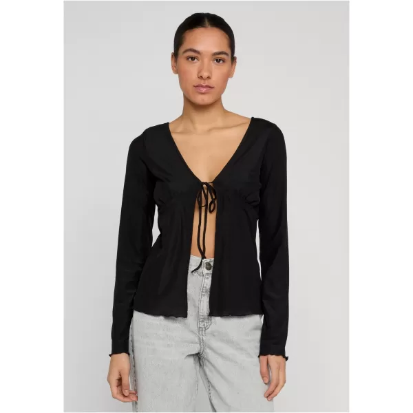  Cardigan de damă URBAN CLASSICS TB8187 NEGRU 