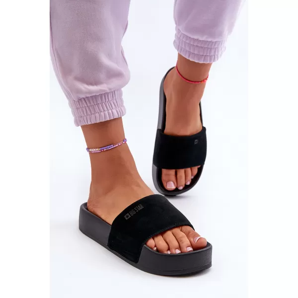  Papuci de damă BIG STAR SHOES NN274A670 NEGRU 