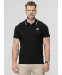 Tricou pentru bărbați cu guler 4F WMM00TPTSM0773 NEGRU ADÂNC