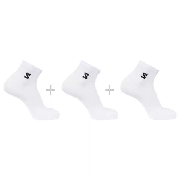  Șosete SALOMON EVERYDAY LITE QUARTER 3-PACK LC2911800 ALB 