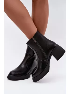 Botine de dama D&A CR62-3369 NEGRU