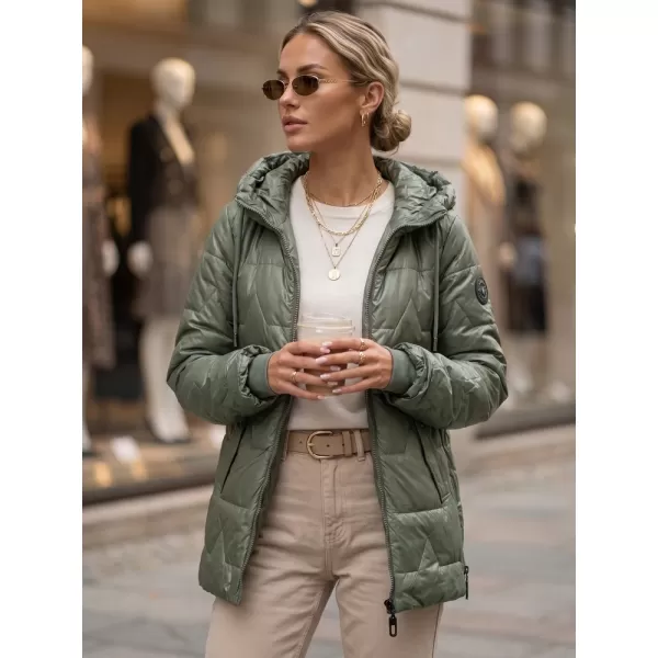  Geaca de dama DSTREET TY5802 VERDE 