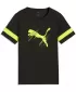 Tricou pentru copii PUMA ATTACANTO LOGO JERSEY JR 66104603 PUMA BLACK/LIME SQUEEZE