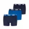 Boxeri pentru bărbați PUMA MEN BOXERS 3P 94713006 COMBINAȚIE ALBASTRĂ