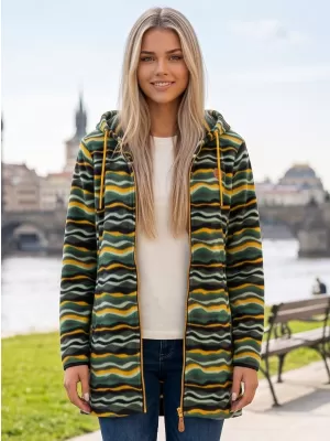 Hanorac de damă din fleece ALTISPORT ILANI KAKI