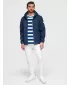 Jachetă softshell pentru bărbați OMBRE OM-JANP-0292 ALBASTRU MARIN