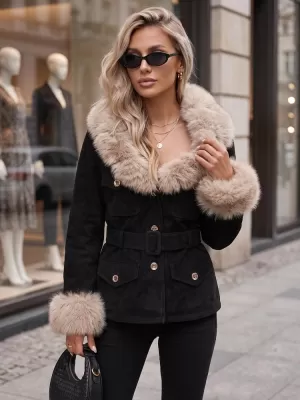 Geaca de dama DSTREET TY5850 NEGRU