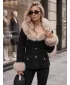 Geaca de dama DSTREET TY5850 NEGRU