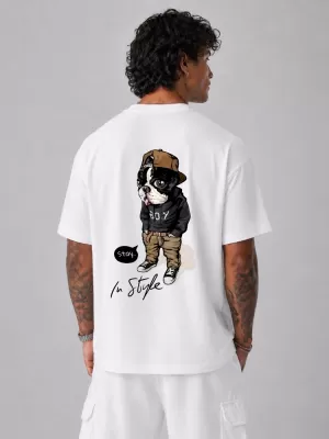 Tricou pentru bărbați DSTREET NX4007R-WH-O ALB