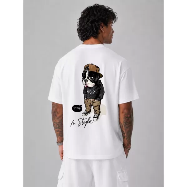  Tricou pentru bărbați DSTREET NX4007R-WH-O ALB 