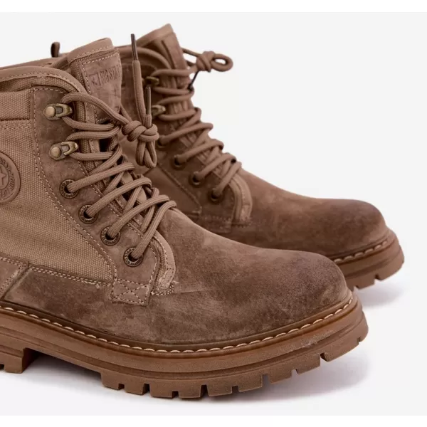  Botine pentru bărbați BIG STAR SHOES UU174253 BEJ 