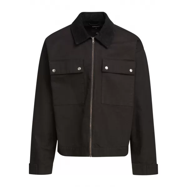  Jachetă pentru bărbați URBAN CLASSICS TB7624 NEGRU 