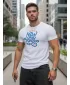 Tricou pentru bărbați DSTREET RX5369 ALB