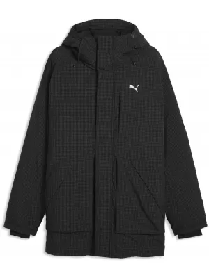 Palton pentru bărbați PUMA PROTECTIVE HOODED DOWN PARKA M 69456301 PUMA NEGRU