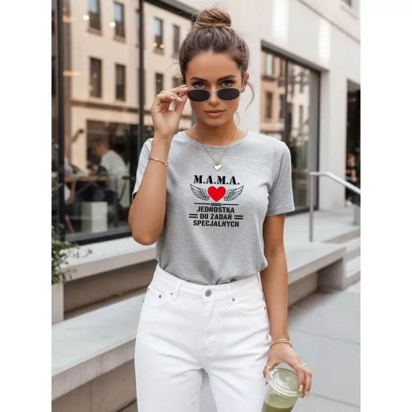  Tricou de damă DSTREET NX5026RY-AS GRI DESCHIS 