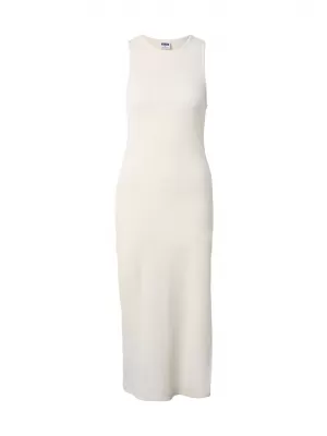 Rochie URBAN CLASSICS TB8276 ALB/NISIP