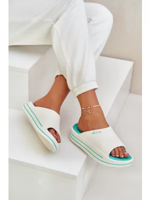 Papuci de damă BIG STAR SHOES NN274A038 ALB