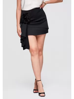 Fusta de dama OMBRE OW-GL-E0009 NEGRU
