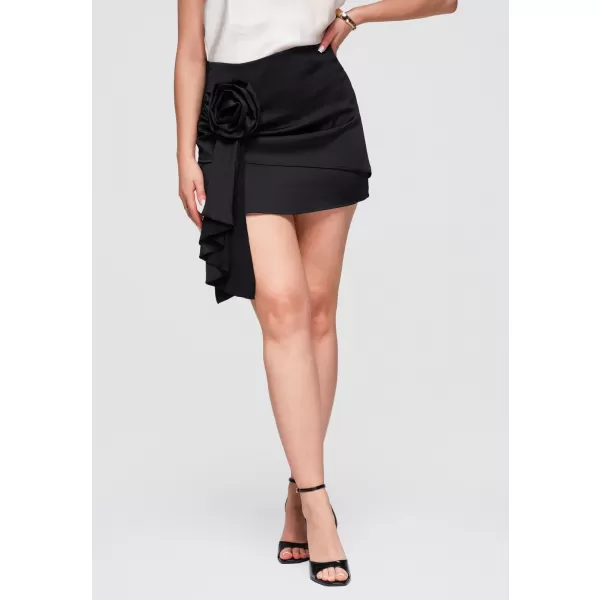  Fusta de dama OMBRE OW-GL-E0009 NEGRU 