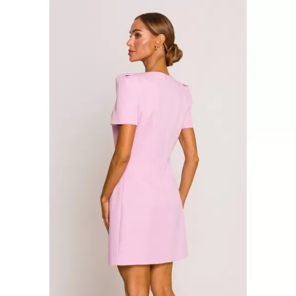  Rochie MOE M777 ROZ BOMBOANĂ 